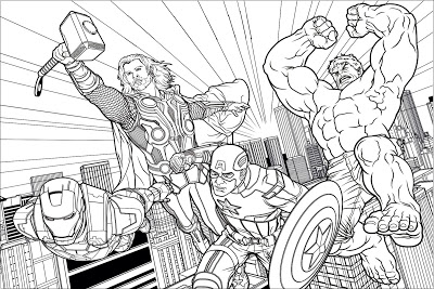 30 Desenhos Para Colorir Pintar Marvel Vingadores Para Relaxar Arteterapia  Atividades Educativas Atividades Pedagógicas