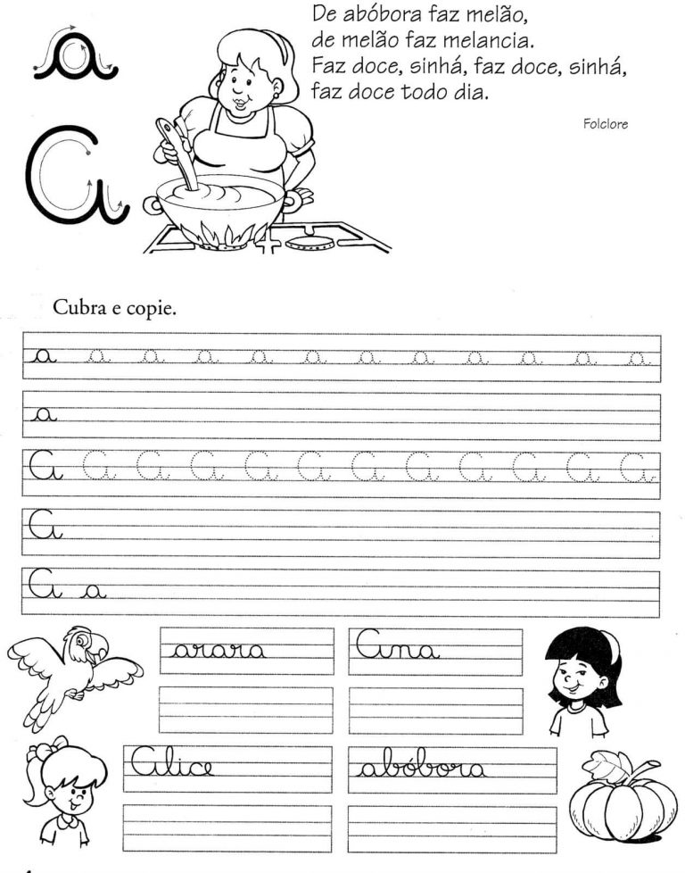 50 Cadernos De Caligrafia Para Imprimir Com Letras Pontilhadas Atividades Educação Infantil 2329