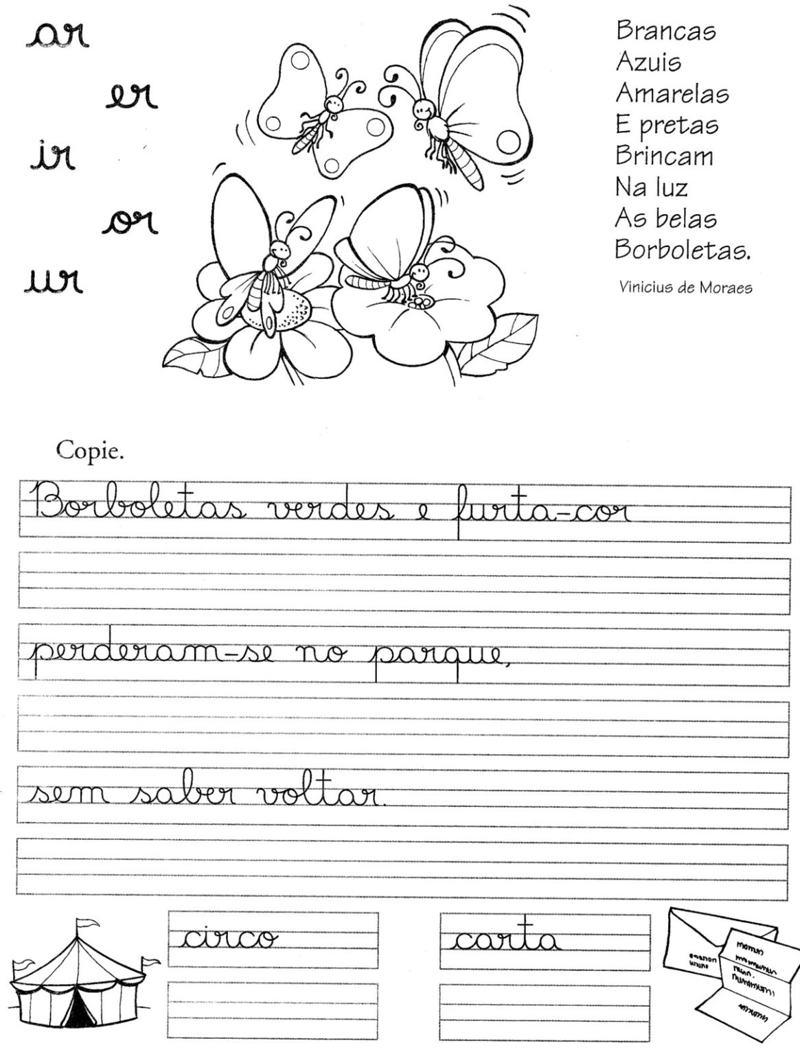 +50 Atividades E Ideias De Exercícios De Caligrafia Com Letra Cursiva ...